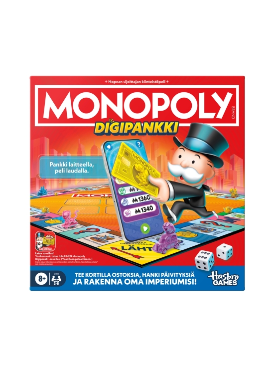 MONOPOLY - MONOPOLY lautapeli App Banking (suomenkielinen) | Stockmann - photo 1