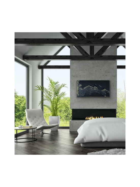 Annika Salmi Art - Golden mountain Akustiikkateos 60x120cm | Stockmann - photo 3