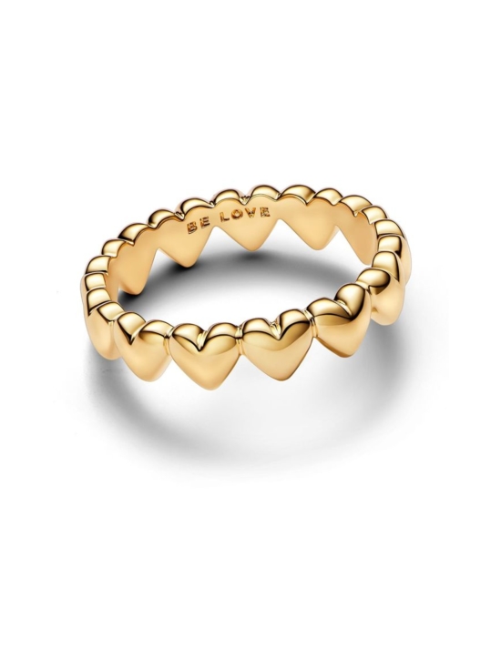 Pandora - Hearts 14k gold-plated ring | Stockmann - photo 2