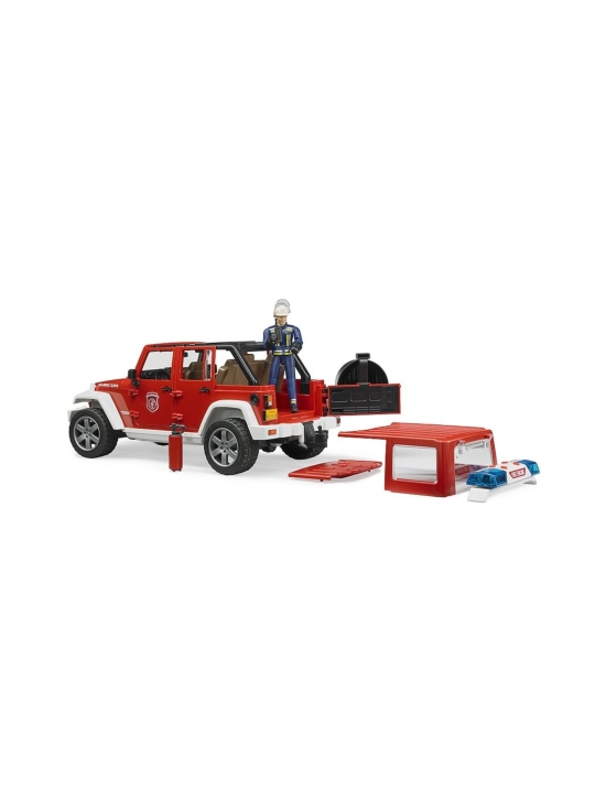 BRUDER - BRUDER Jeep Wrangler -paloauto äänillä ja valoilla sekä palomies, 1:16 | Stockmann - photo 4