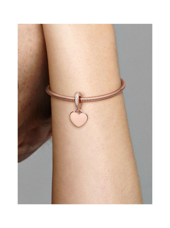 Pandora - Pandora kaiverrettava sydänhela, ruusukullattu – 788761C01 | Stockmann - photo 5