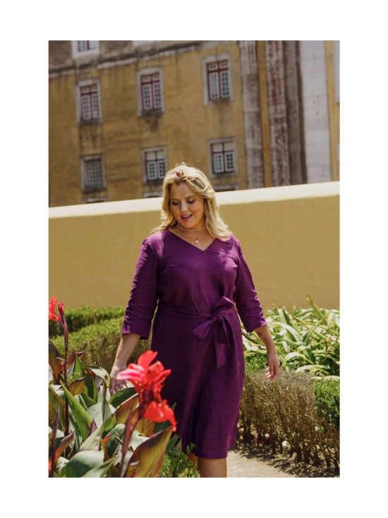 Nakoa - Vera Dress Pellavamekko, Royal Violet - ROYAL VIOLET (VIOLETTI) | Stockmann - photo 4
