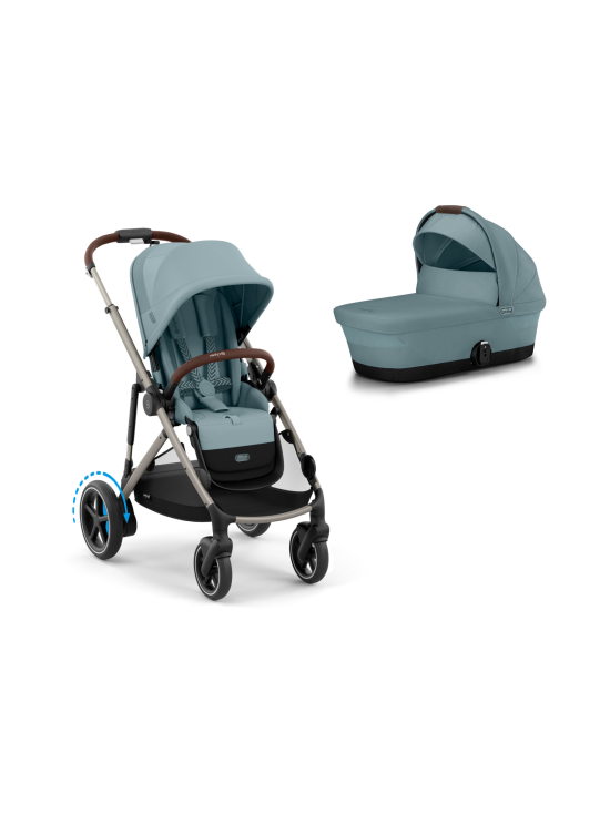 CYBEX - Cybex eGazelle S yhdistelmävaunut - STORMY BLUE | Stockmann - photo 1