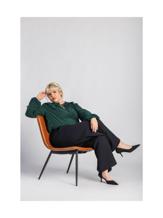 Nakoa - Paloma Blouse, Emerald - EMERALD (TUMMANVIHREÄ) | Stockmann - photo 1