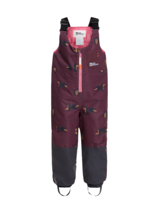 BOYSENBERRY 51 Jack Wolfskin GLEELY 2L INS PRINT BIB K | Ulkoiluvaatteet