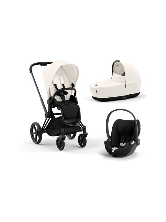 CYBEX - Cybex Priam 4 yhdistelmävaunut ja turvakaukalo (Matte/Black) - OFF WHITE | Stockmann - photo 3