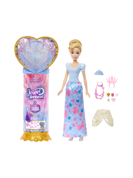 DISNEY PRINCESS - DISNEY PRINCESS Jewel Reveal Tuhkimo-nukke | Stockmann - photo 2