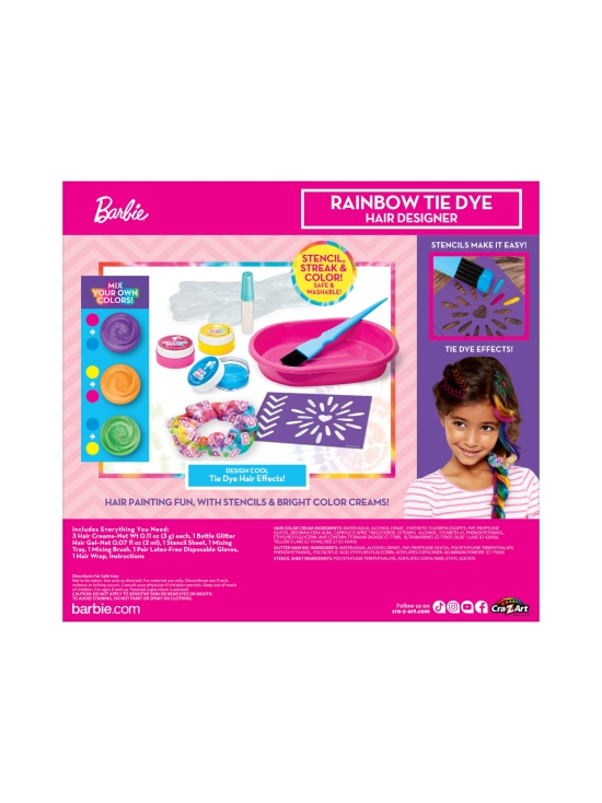 BARBIE - BARBIE Kampaussetti Solmuvärjäyssateenkaari - photo 3 BARBIE - BARBIE Kampaussetti Solmuvärjäyssateenkaari | Stockmann - photo 3
