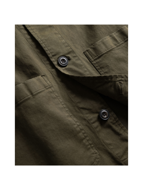 Berkeley - Logan Stretch Overshirt -paitatakki - OLIVE | Stockmann - photo 4