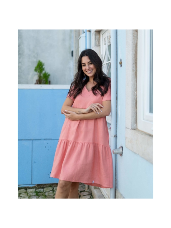 Nakoa - Pellava Kerrosmekko, Papaya - PAPAYA | Stockmann - photo 2