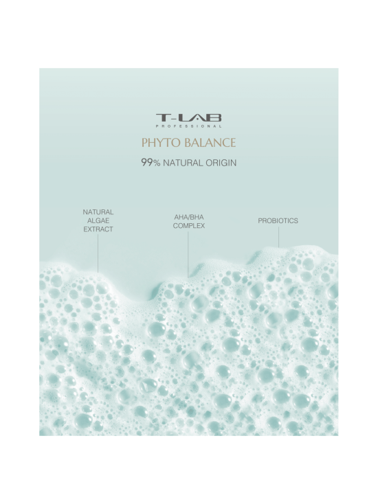 T-LAB Professional - Phyto Balance Purity AHA/BHA Shampoo -shampoo rasvoittuvalle hiuspohjalle 300ml | Stockmann - photo 3
