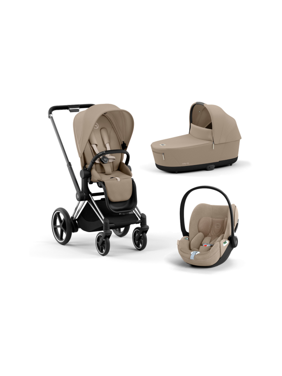 CYBEX - Cybex ePriam yhdistelmävaunut ja turvakaukalo (Chrome/Black) - COZY BEIGE - photo 3 CYBEX - Cybex ePriam yhdistelmävaunut ja turvakaukalo (Chrome/Black) - COZY BEIGE | Stockmann - photo 3