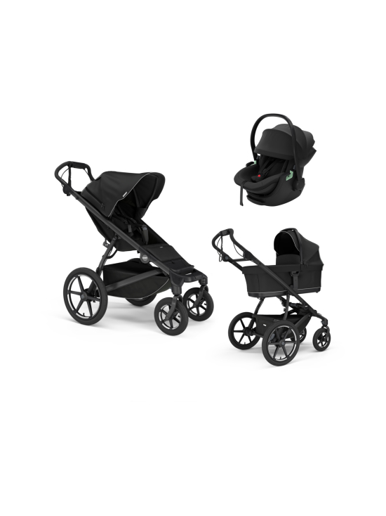 Thule - Thule Urban Glide 4 yhdistelmävaunut ja Thule Maple turvakaukalo - BLACK | Stockmann - photo 2