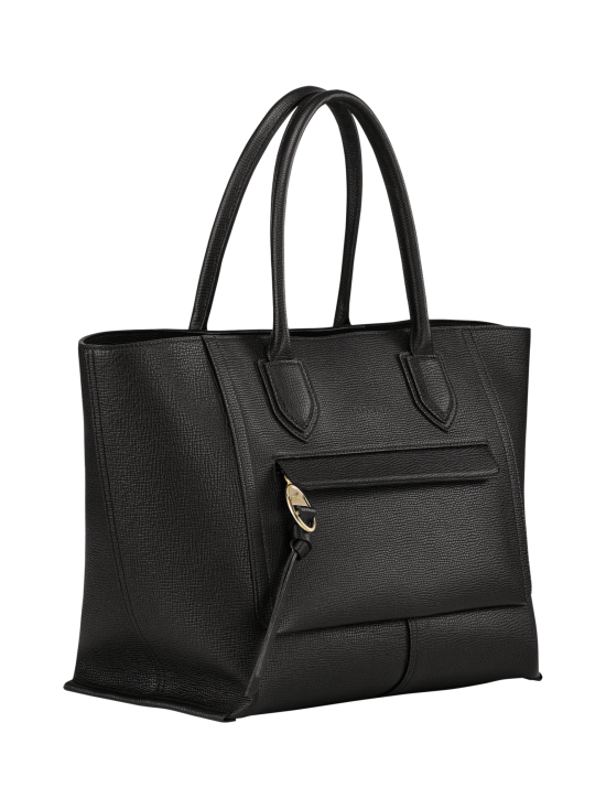 Longchamp - Mailbox Top Handle Bag L - Nahkalaukku - BLACK - photo 2 Longchamp - Mailbox Top Handle Bag L - Nahkalaukku - BLACK | Stockmann - photo 2