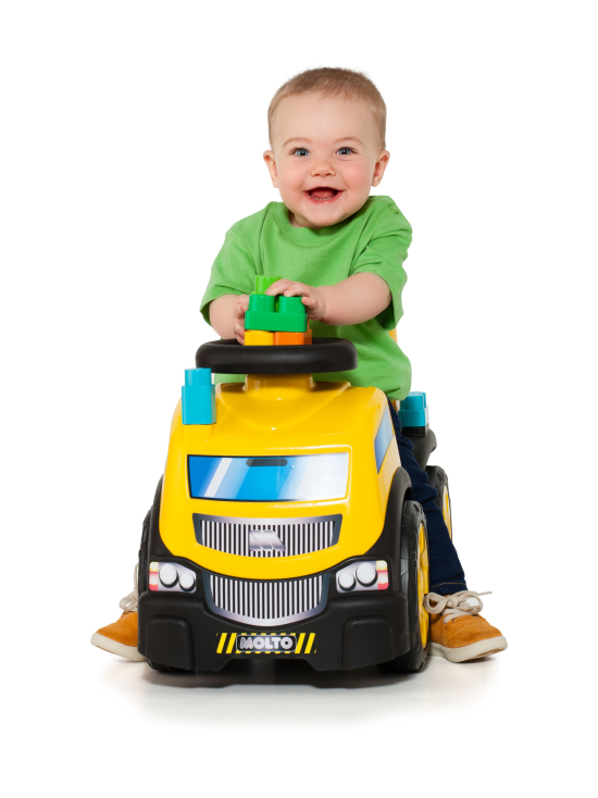 MOLTO - Potkuauto Rekka ja 10 palikkaa keltainen | Stockmann - photo 3