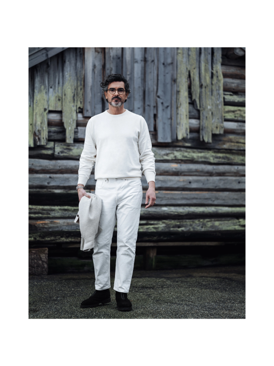 Berkeley - Brockton Cotton Crew -puuvillaneule - OFFWHITE | Stockmann - photo 2