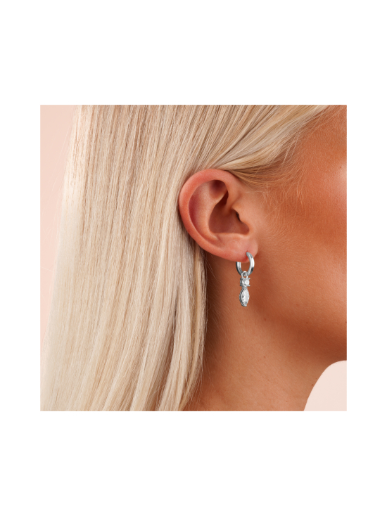 Snö Of Sweden - Eira long navette ring ear s/clear- Snö of Sweden - 17 | Stockmann - photo 2