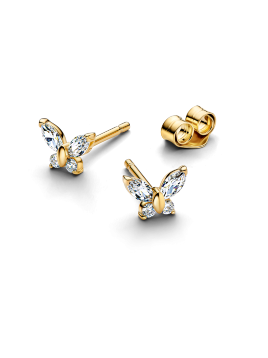 Pandora - Gold-plated unique metal blend  Cubic Zirconia Clear - 264264C01 | Stockmann - photo 2