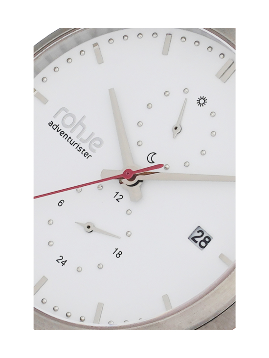 Rohje - Adventurister White -rannekello, vaalea poronnahkaranneke - 1 - photo 3 Rohje - Adventurister White -rannekello, vaalea poronnahkaranneke - 1 | Stockmann - photo 3