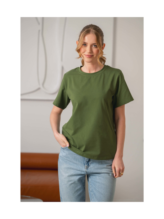 Nakoa - Emilia T-Shirt, Chive - CHIVE (VIHREÄ) | Stockmann - photo 6