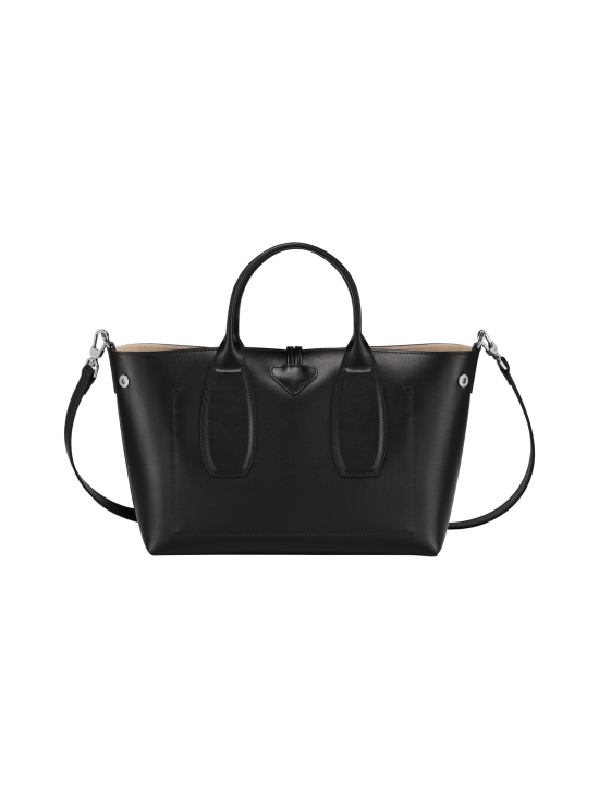 Longchamp - Roseau Box - Top Handle Bag M - Nahkalaukku - BLACK - photo 4 Longchamp - Roseau Box - Top Handle Bag M - Nahkalaukku - BLACK | Stockmann - photo 4