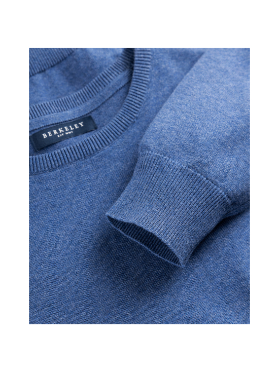 Berkeley - Brockton Cotton Crew -puuvillaneule - BLUE | Stockmann - photo 2