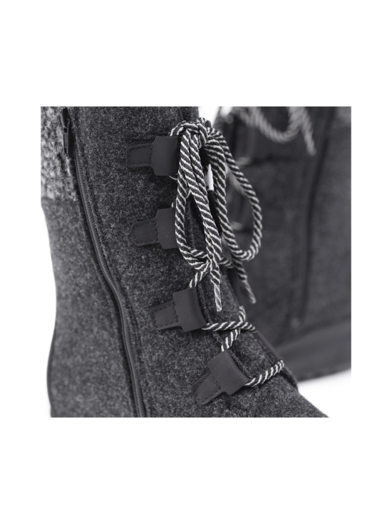 Pomar - REKI Naisten XW GORE-TEX® huopasaapikkaat - GRANIT FELT/BLACK WAXY LEATHER | Stockmann - photo 8