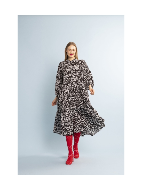Miia Halmesmaa - FLOWY - MEKKO PITKÄ, MUSTAVALKOINEN - MUSTA/VALKOINEN | Stockmann - photo 2