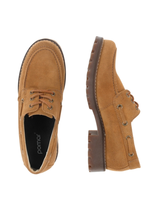 Pomar - RENTUKKA Zero Waste purjehduskengät - CAMEL SUEDE/TAN SOLE | Stockmann - photo 4