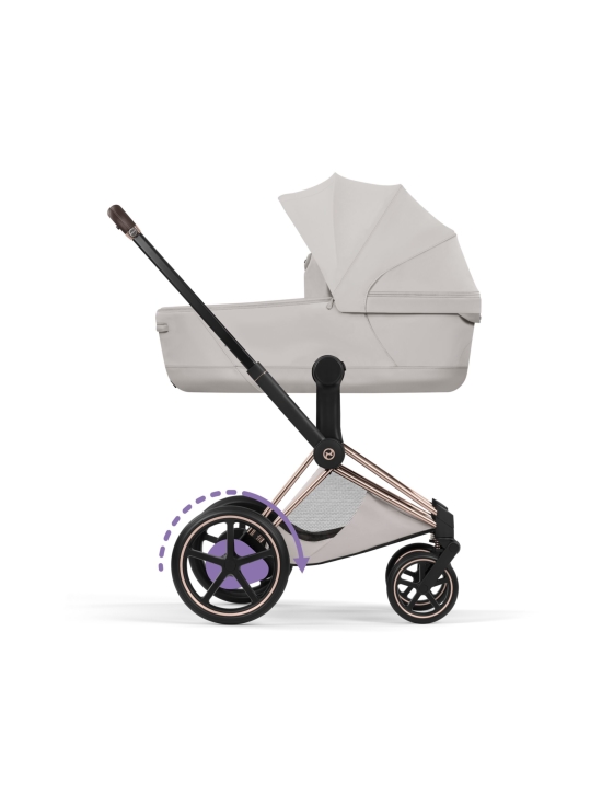 CYBEX - Cybex ePriam Style yhdistelmävaunut (Rosegold) - CITY GREY | Stockmann - photo 3
