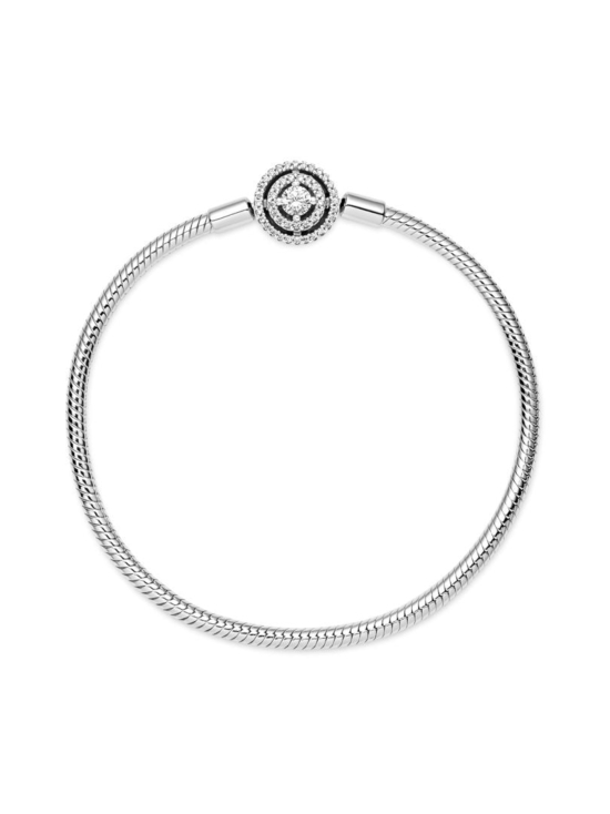 Pandora - Pandora Moments Halo Snake Chain Bracelet rannekoru 590038C01 | Stockmann - photo 2