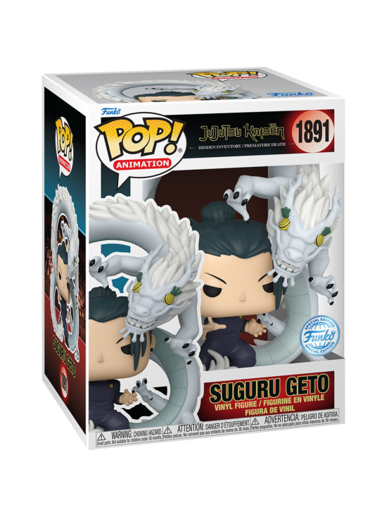 JUJUTSU KAISEN - FUNKO POP! Vinyylihahmo: Jujutsu Kaisen - Suguru Geto w/ Dragon - photo 1 JUJUTSU KAISEN - FUNKO POP! Vinyylihahmo: Jujutsu Kaisen - Suguru Geto w/ Dragon | Stockmann - photo 1