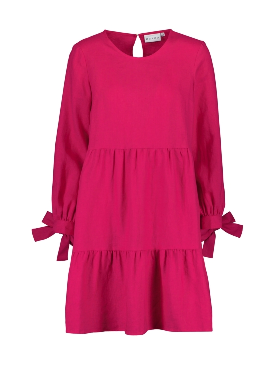Hailey Dress, Pink Peacock