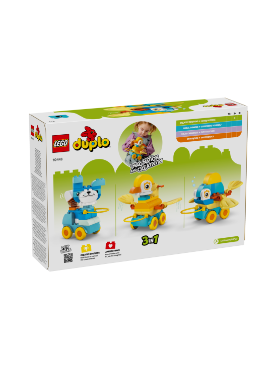 LEGO DUPLO - LEGO DUPLO Town Eläimiä pyörien päällä – 3in1-setti 10448 - photo 2 LEGO DUPLO - LEGO DUPLO Town Eläimiä pyörien päällä – 3in1-setti 10448 | Stockmann - photo 2