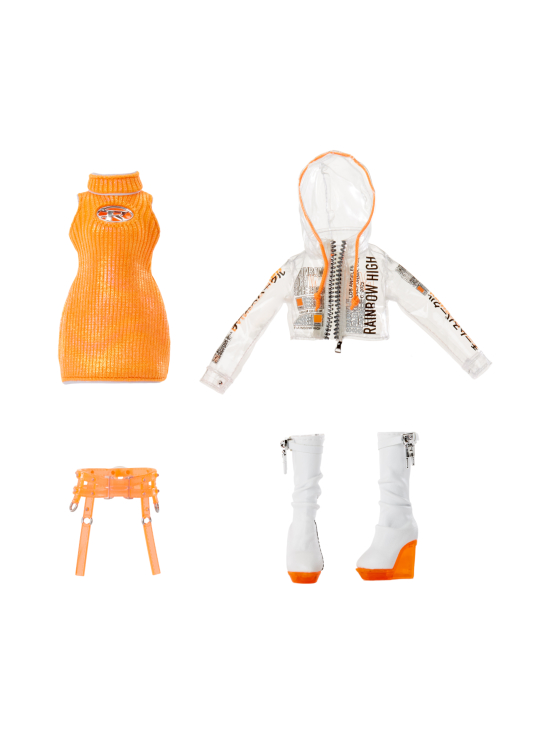 RAINBOW HIGH - RAINBOW HIGH Muotinukke Neon Orange | Stockmann - photo 4