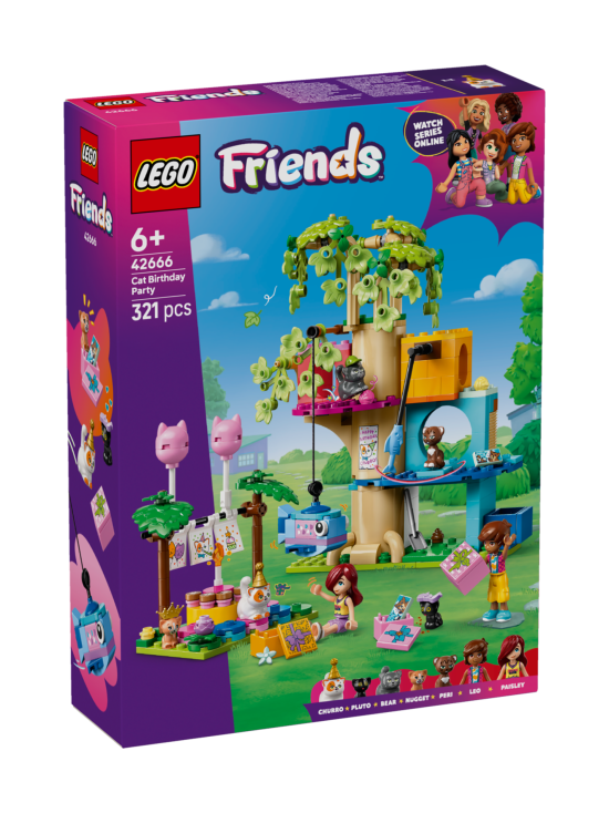LEGO FRIENDS - LEGO Friends Kissan synttärijuhlat ja puumaja 42666 - photo 1 LEGO FRIENDS - LEGO Friends Kissan synttärijuhlat ja puumaja 42666 | Stockmann - photo 1