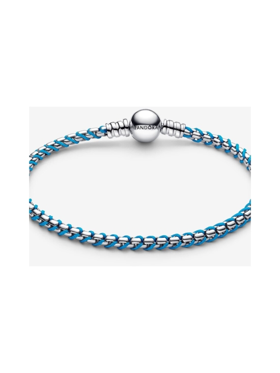 Pandora - Pandora Blue Cord Snake Chain -rannekoru – 593816C01 | Stockmann - photo 1