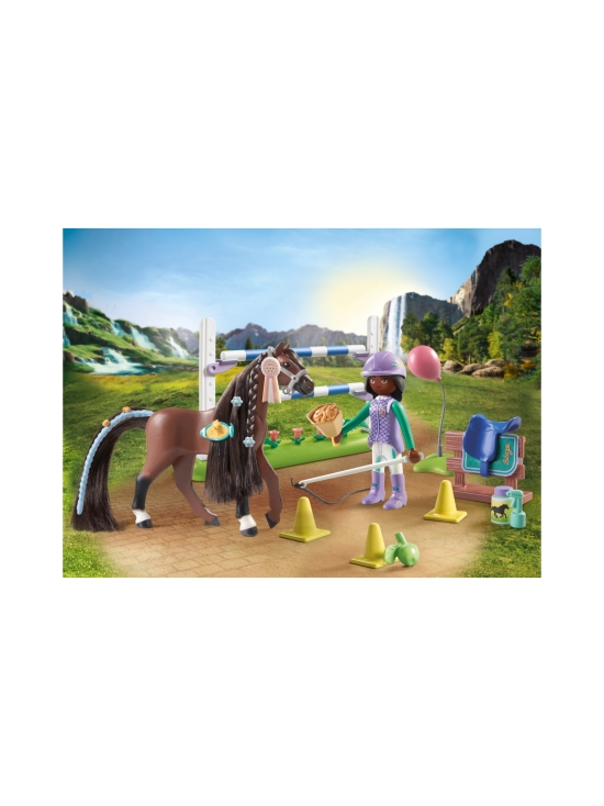 PLAYMOBIL - PLAYMOBIL WORLD OF HORSES Hyppyareena Zoen ja Blazen kanssa 71355 | Stockmann - photo 3