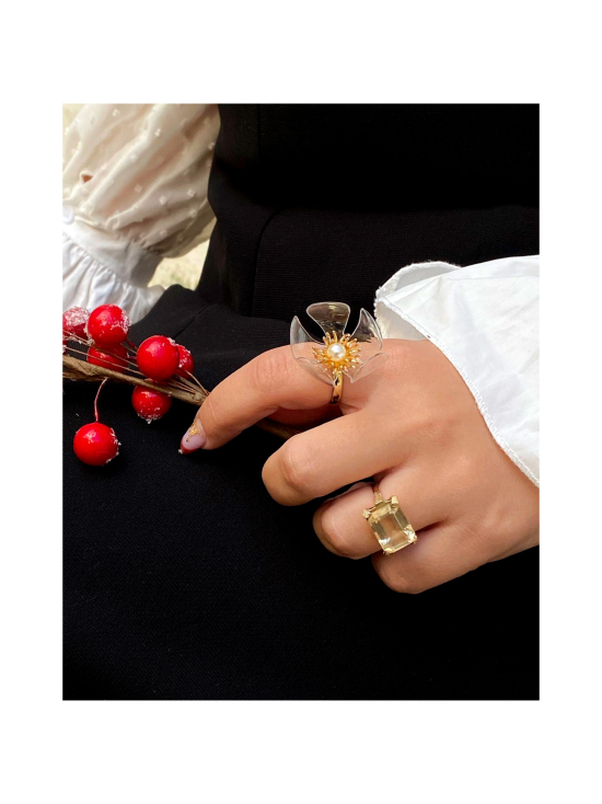 Upcycle with Jing - Midsummer Kukka Sormus - KULTA | Stockmann - photo 2