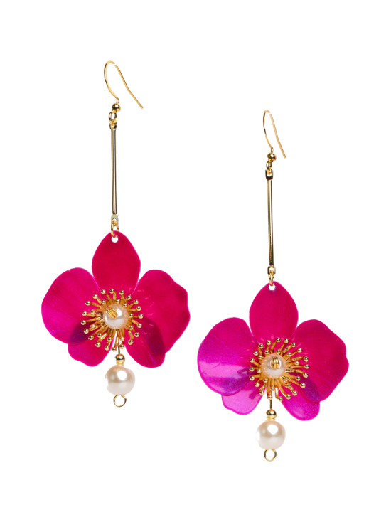Butterfly Orchid Helmikorvakorut - Barbie Pink