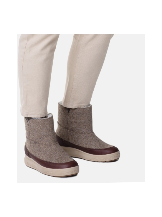 Pomar - NIVA Naisten lämmin GORE-TEX huopakenkä - SAND FELT/VIVIAN BROWN/FUR | Stockmann - photo 3
