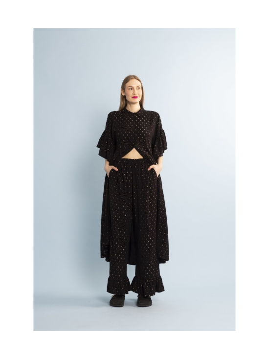 Miia Halmesmaa - FLIRTY- MEKKO pitkä, KULTAHIPPU - MUSTA | Stockmann - photo 6