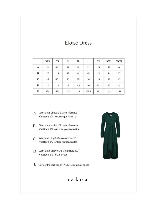 Nakoa - Eloise Dress, Emerald - EMERALD (TUMMANVIHREÄ) | Stockmann - photo 7