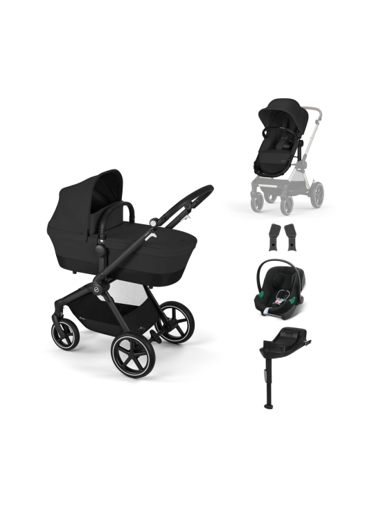 CYBEX - Cybex Eos Lux Starttipaketti - MOON BLACK - photo 1 CYBEX - Cybex Eos Lux Starttipaketti - MOON BLACK | Stockmann - photo 1