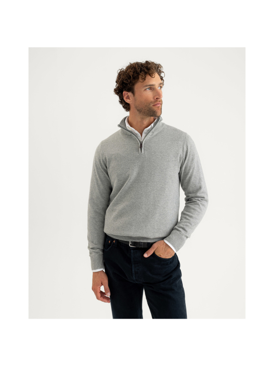 Berkeley - Brockton Halfzip -puuvillaneule - VAALEANHARMAA | Stockmann - photo 2