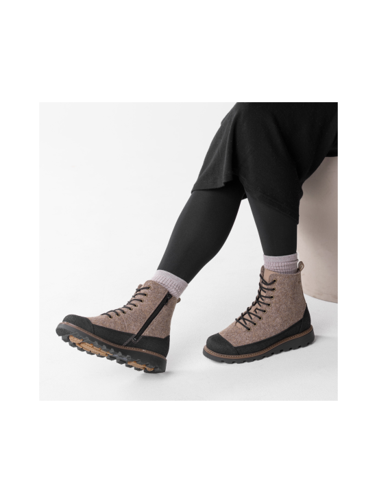Pomar - PERHO Naisten GORE-TEX huopakengät - SAND FELT/PU-SUEDE | Stockmann - photo 3