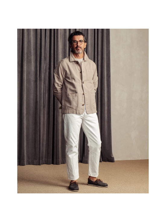 Berkeley - Walt Linen Overshirt -paitatakki - BEIGE | Stockmann - photo 3