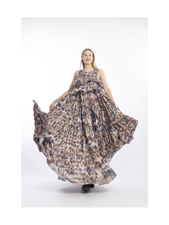 Miia Halmesmaa - FLOUNCE- FRILLAILTAPUKU, HIEKKA - RUSKEA | Stockmann - photo 1