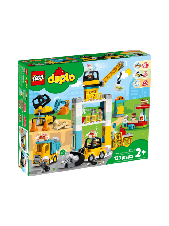 Lego - LEGO DUPLO Torninosturi ja rakennustyömaa 10933 - photo 8 Lego - LEGO DUPLO Torninosturi ja rakennustyömaa 10933 | Stockmann - photo 8