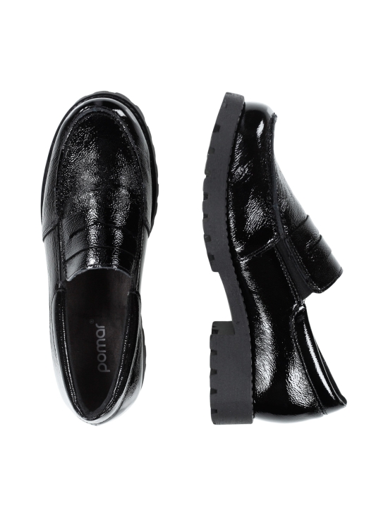 Pomar - JASMIN loaferit - BLACK PATENT LACK/BL. SOLE | Stockmann - photo 6